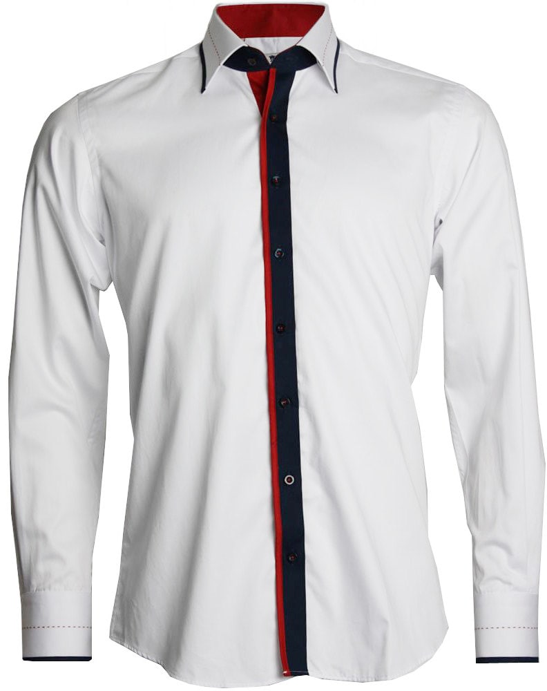 Men's Formal Shirt Men Italian Shirt Designer Regular Fit Great Quality White 10002