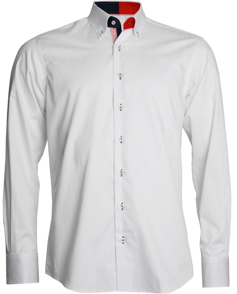 Men's Formal Shirt Men Italian Shirt Designer Regular Fit Great Quality White 10006