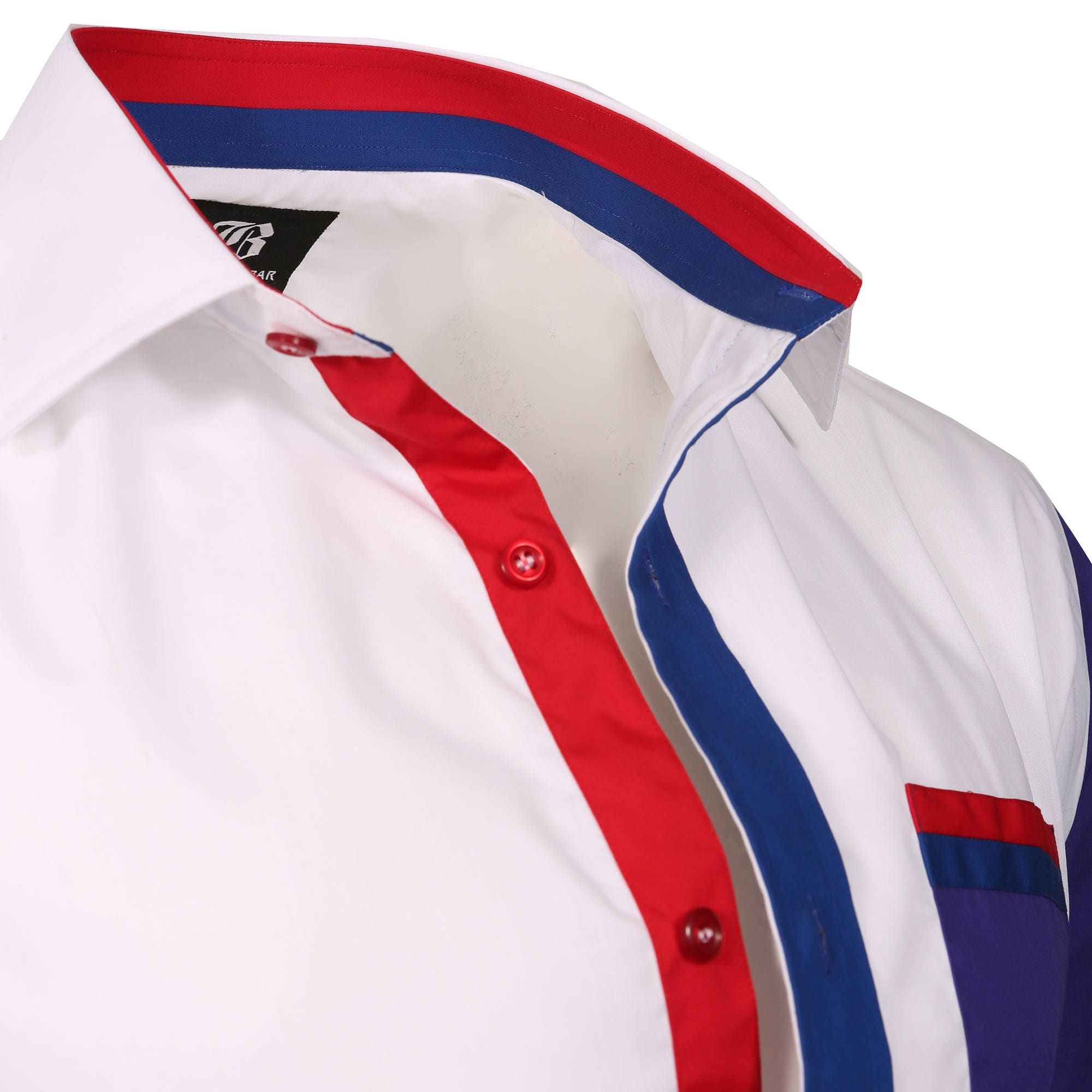 Men's Formal Shirt Men Italian Shirt Designer Great Quality Regular Fit Short Sleeve White 10157