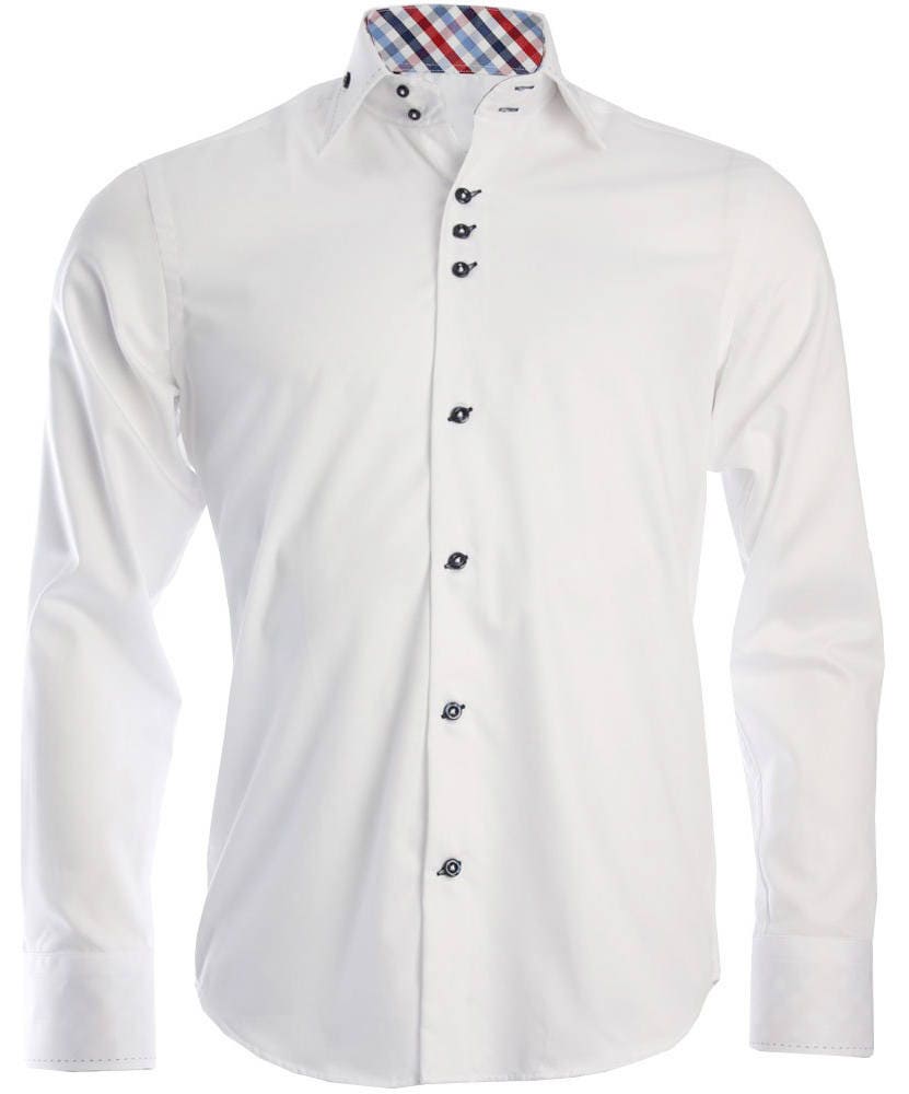 Men's Formal Shirt Men Italian Shirt Designer Great Quality Regular Fit White 10009