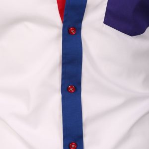 Men's Formal Shirt Men Italian Shirt Designer Great Quality Regular Fit Short Sleeve White 10157