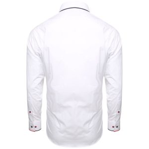 Men's Formal Shirt Men Italian Shirt Designer Great Quality Regular Fit White 10176