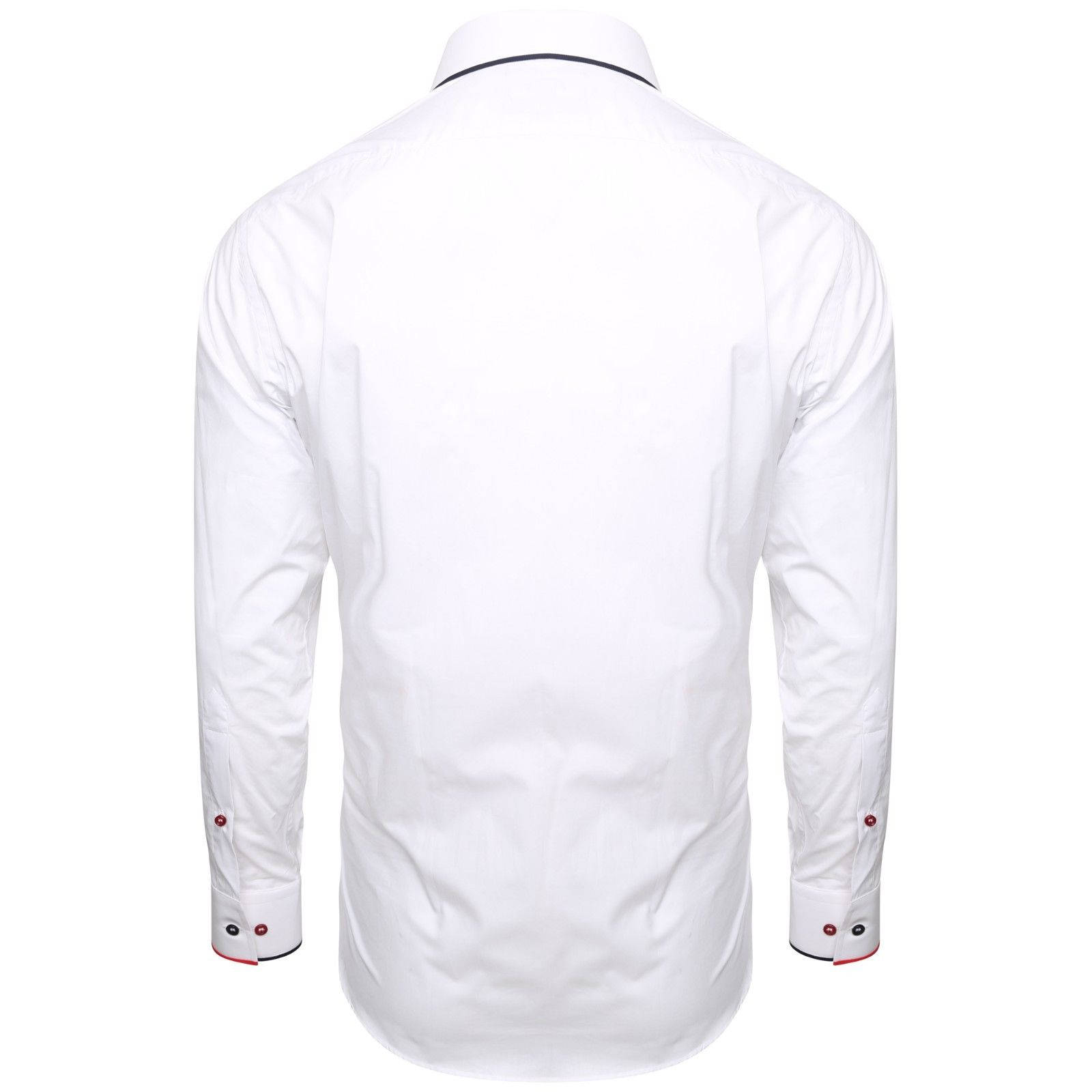 Men's Formal Shirt Men Italian Shirt Designer Great Quality Regular Fit White 10176