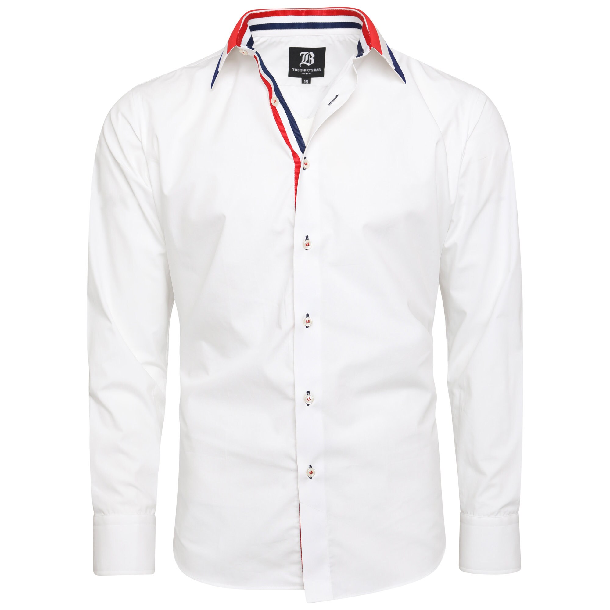 Men's Formal Shirt Men Italian Shirt Designer Great Quality Regular Fit White 10179