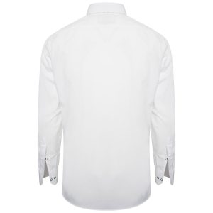 Men's Tuxedo Formal Shirt Men Italian Shirt Designer Great Quality Regular Fit White 10185