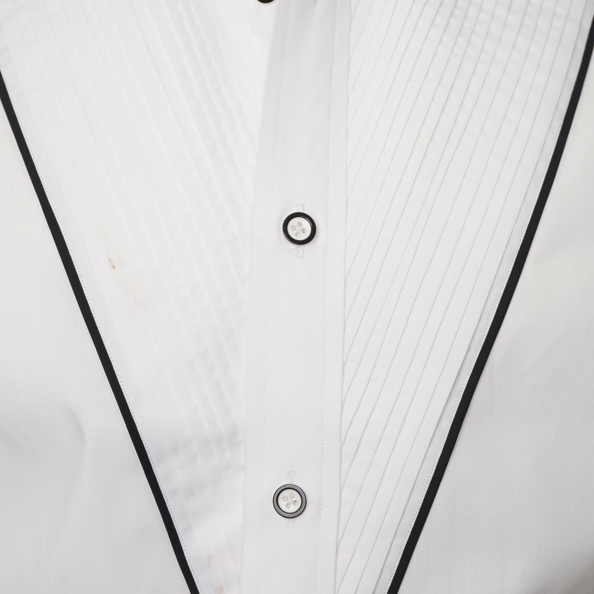 Men's Tuxedo Formal Shirt Men Italian Shirt Designer Great Quality Regular Fit White 10185