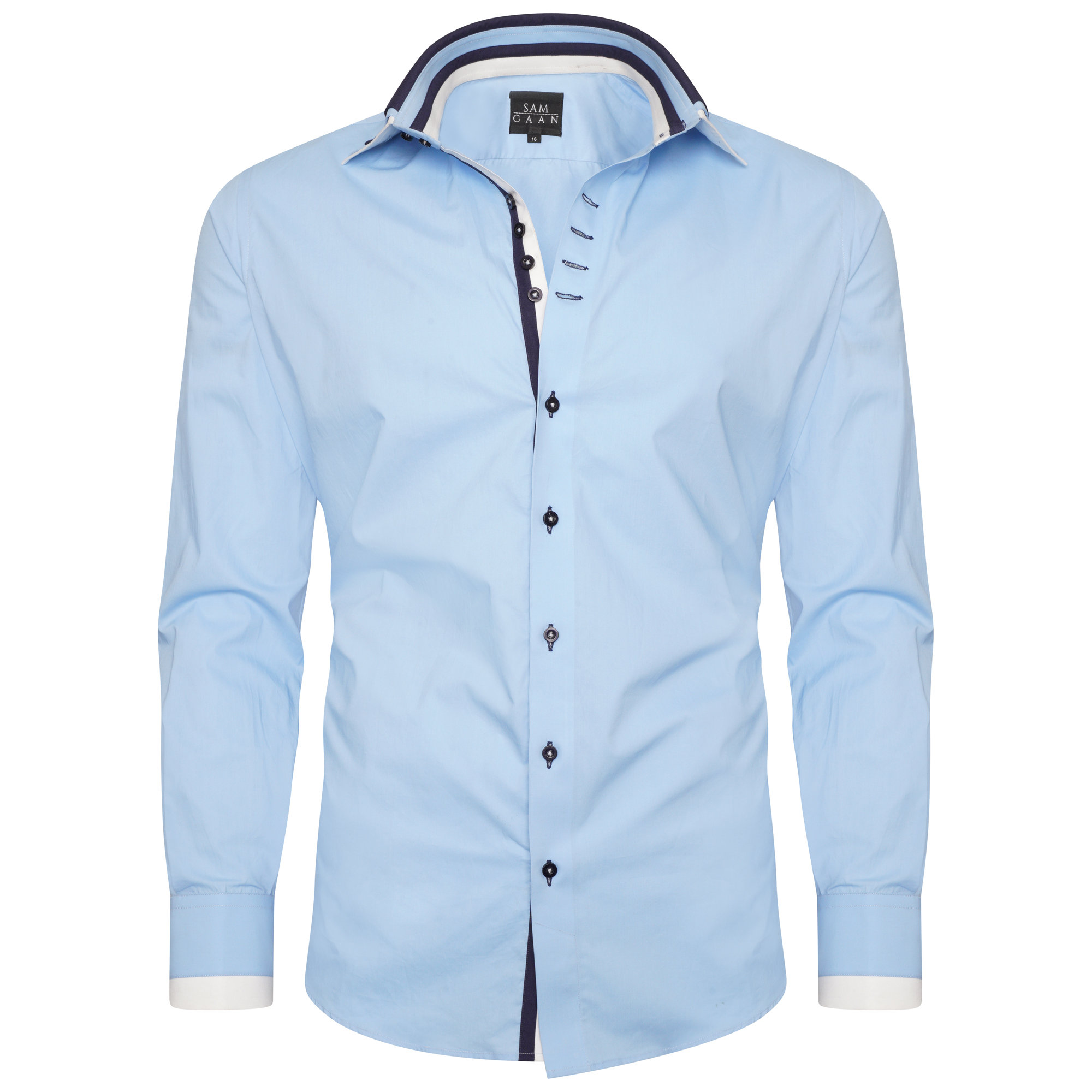 Men's Triple Collar Formal Shirt Men Italian Shirt Designer Great Quality Regular Fit