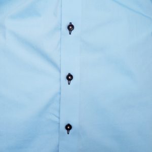 Men's Triple Collar Formal Shirt Men Italian Shirt Designer Great Quality Slim Fit Blue 20010s