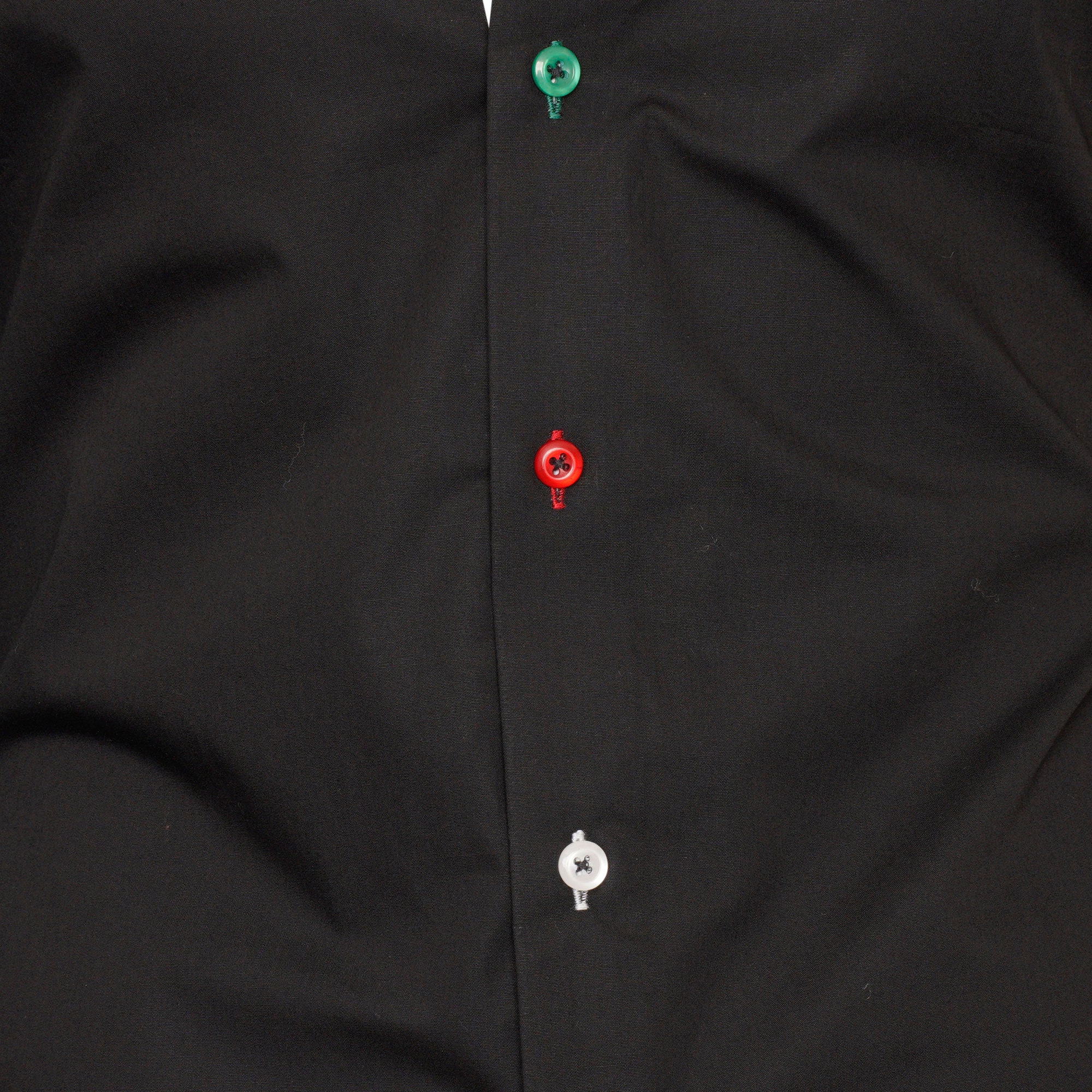 Men's Palestine Flag Formal Shirt Men Italian Shirt Designer Great Quality Regular Fit Black
