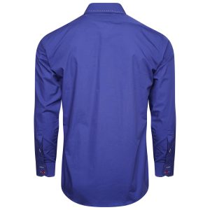 Men's Formal Shirt Men Italian Shirt Designer Great Quality Regular Fit Blue