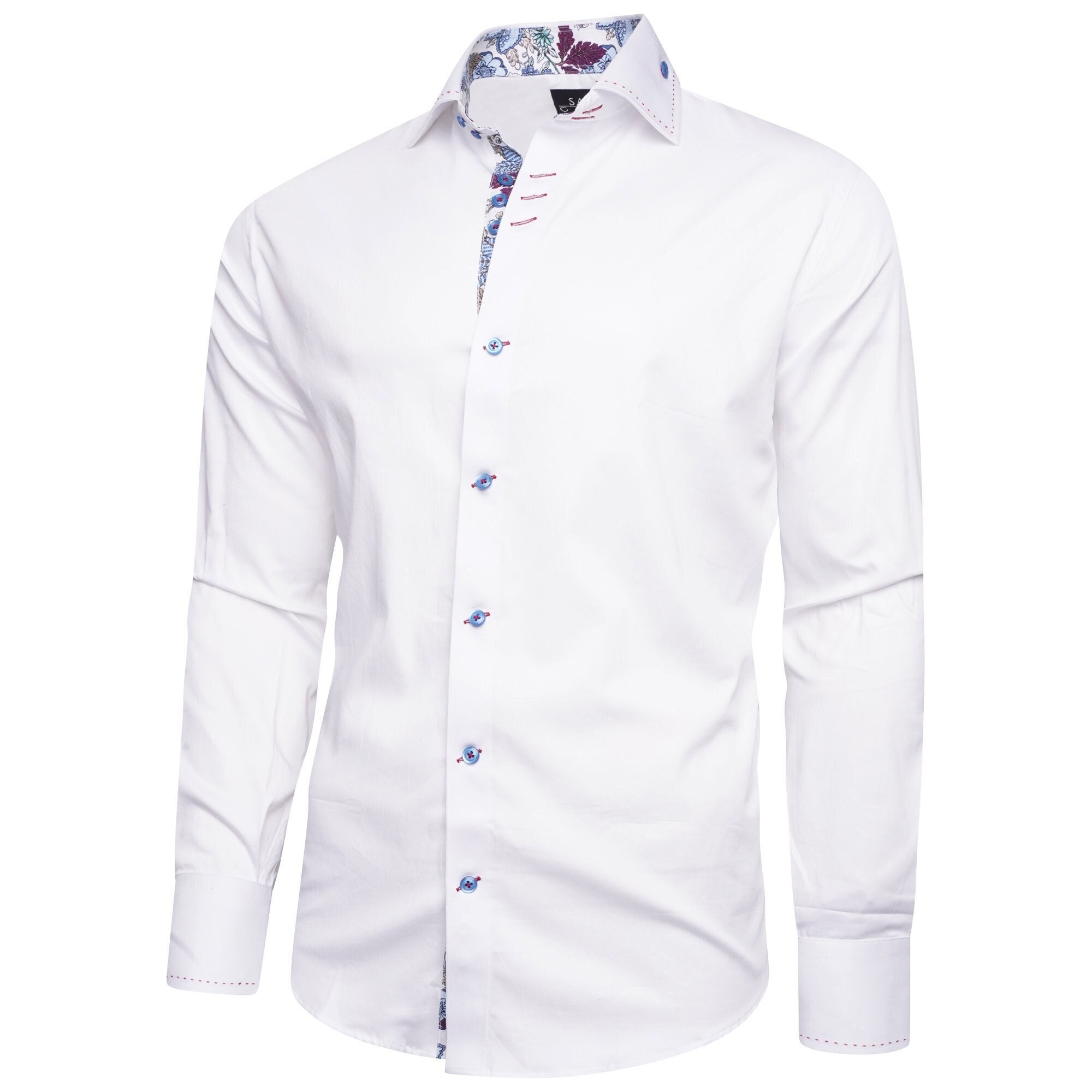 Men's Formal Shirt Men Italian Shirt Designer Great Quality Regular Fit White