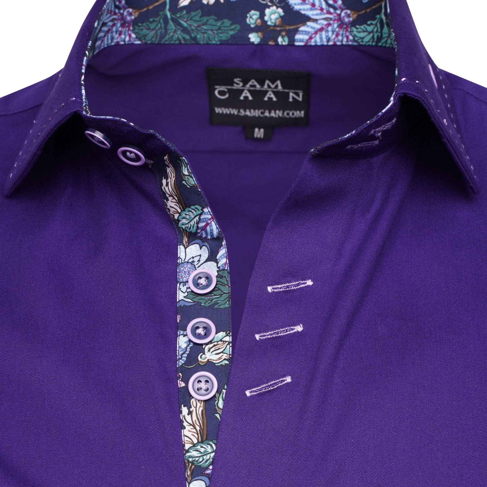 Men's Formal Shirt Men Italian Shirt Designer Great Quality Slim Fit Purple