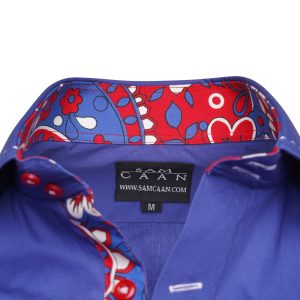 Men's Formal Shirt Men Italian Shirt Designer Great Quality Regular Fit Blue