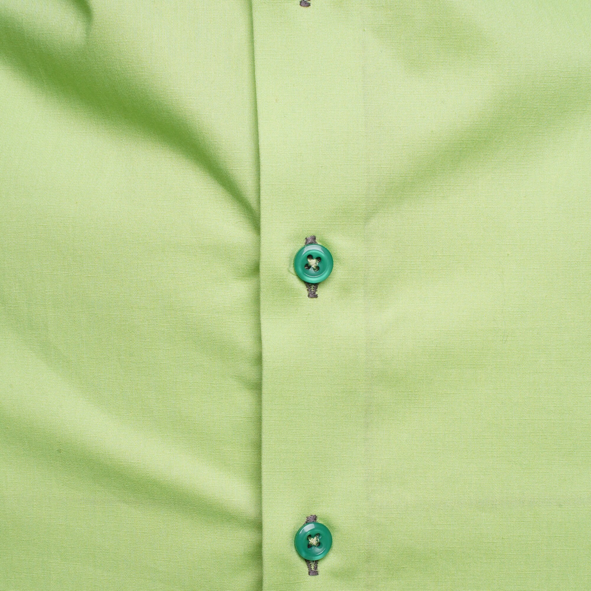 Men's Formal Shirt Men Italian Triple Collar Shirt Designer Great Quality Regular Fit Green Sc304