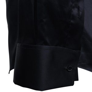 Men's Formal Shirt Men Designer Great Quality Slim Fit Sequin Party Wedding Night Ceremony Black