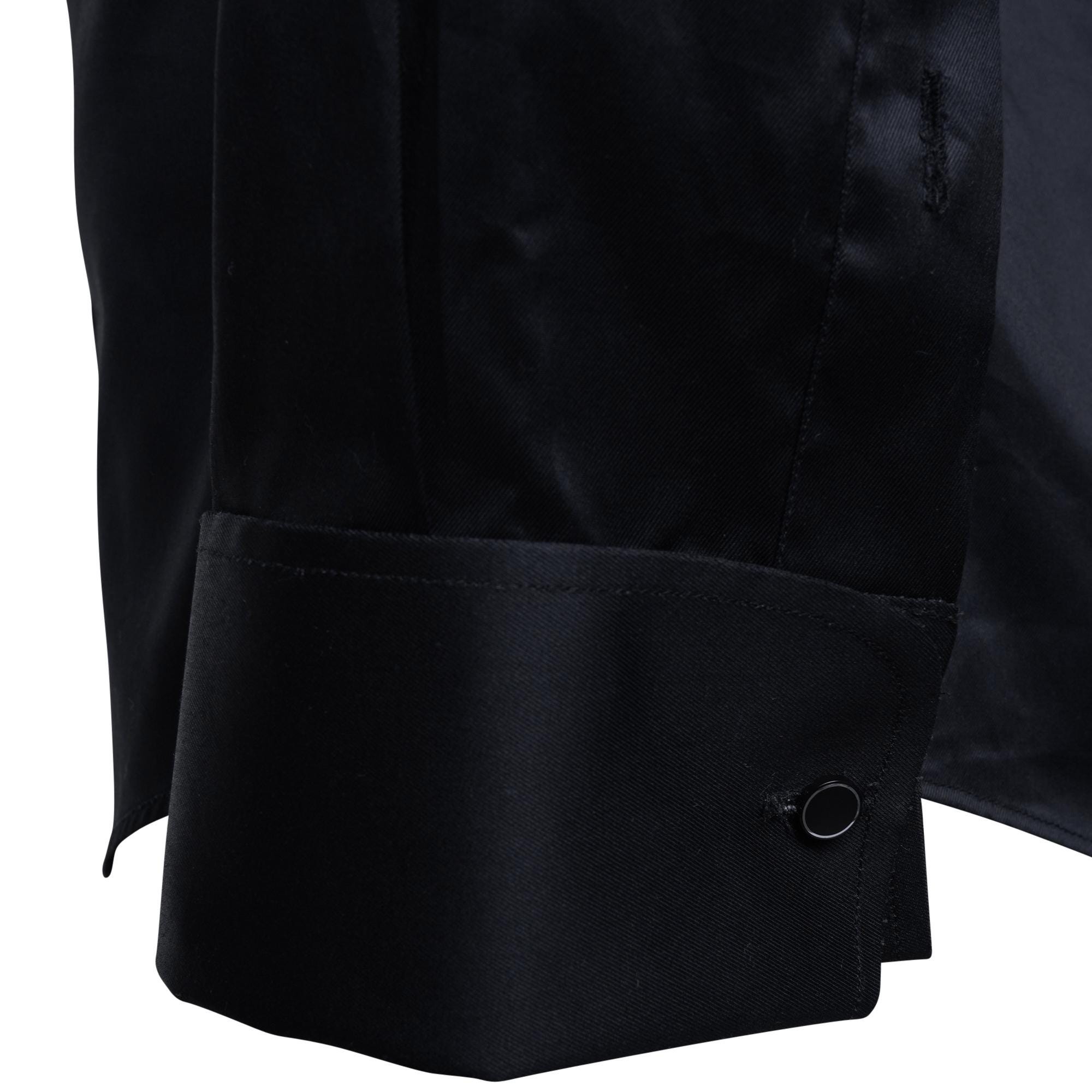 Men's Formal Shirt Men Designer Great Quality Slim Fit Sequin Party Wedding Night Ceremony Black