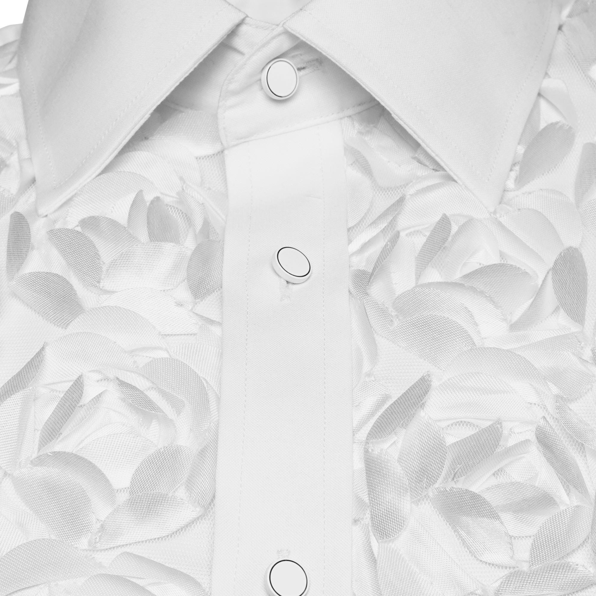 Men's Formal Shirt Men Designer Great Quality Slim Fit Party Wedding Night Ceremony White