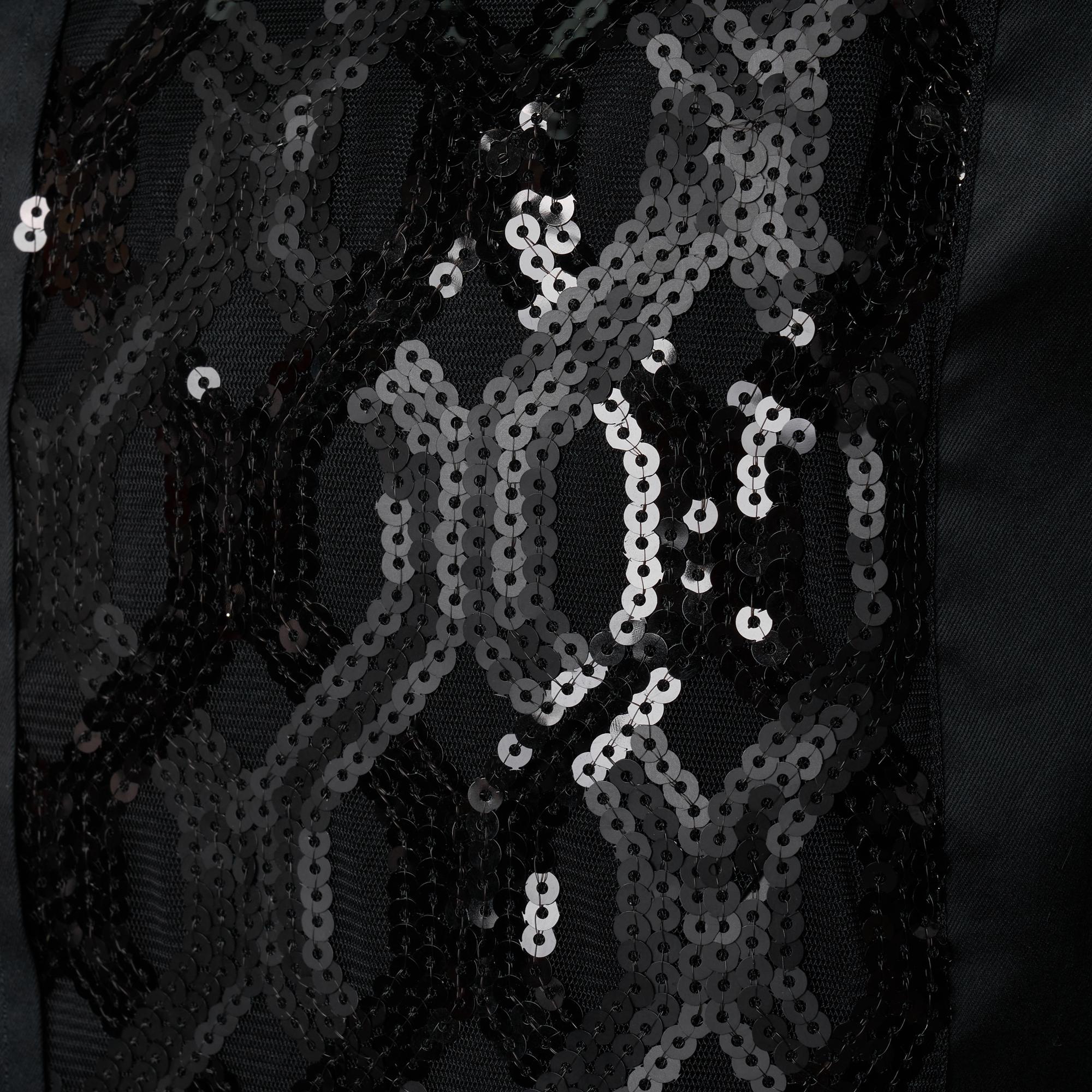 Men's Black Formal Shirt Men Designer Great Quality Slim Fit Sequin Party Wedding Night Ceremony