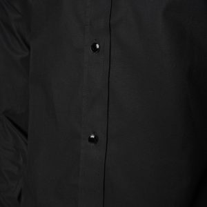 Men's Black Formal Shirt Men Designer Great Quality Slim Fit Sheer Mesh Party Wedding Night Ceremony