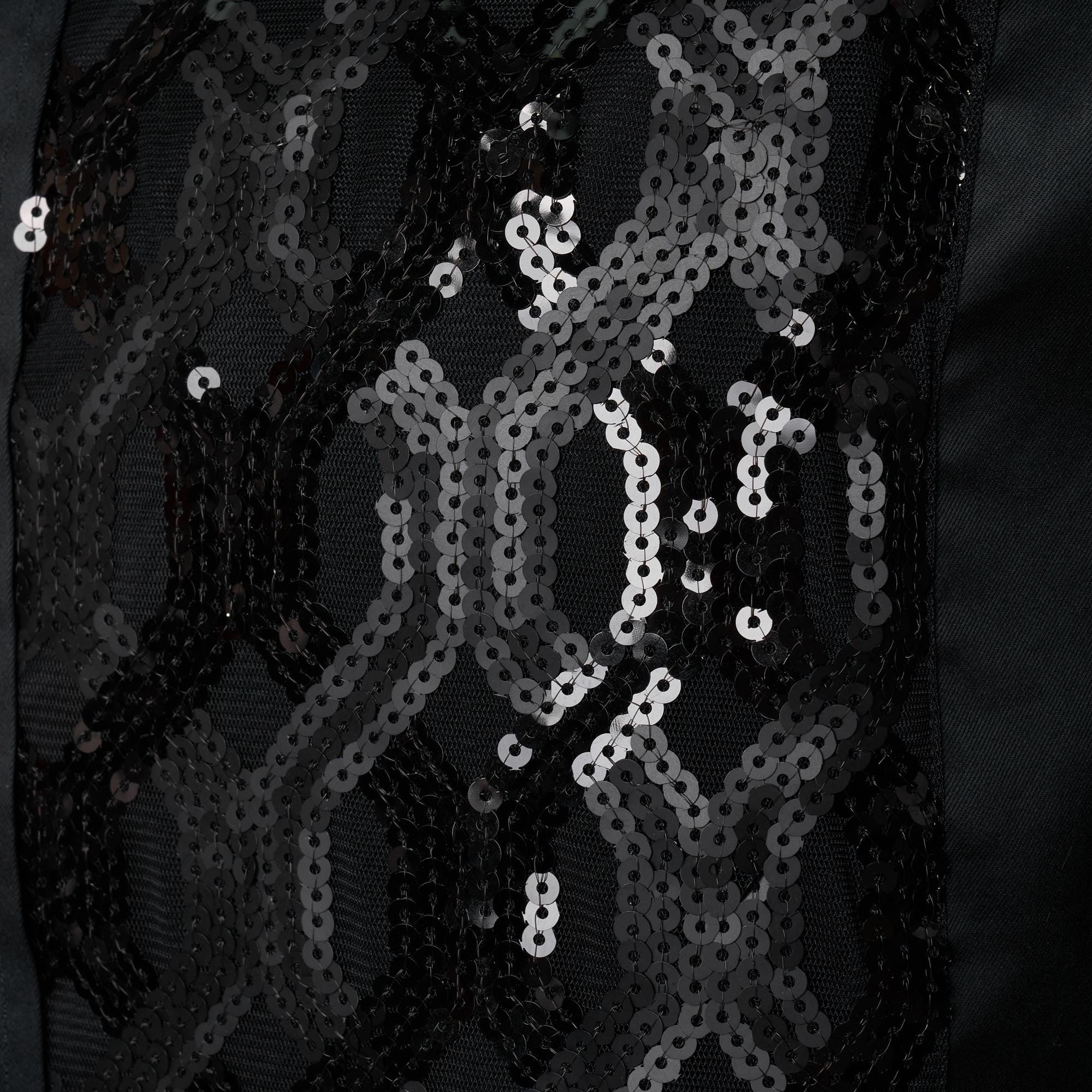 Men's Black Formal Shirt Men Designer Great Quality Regular Fit Sequin Party Wedding Night Ceremony