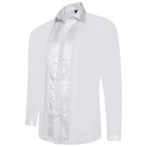 Men White Formal Shirt Men Designer Great Quality Slim Fit Party Wedding Night Ceremony