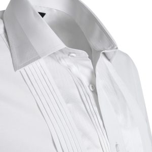 Men White Formal Shirt Men Designer Great Quality Regular Fit Party Wedding Night Ceremony
