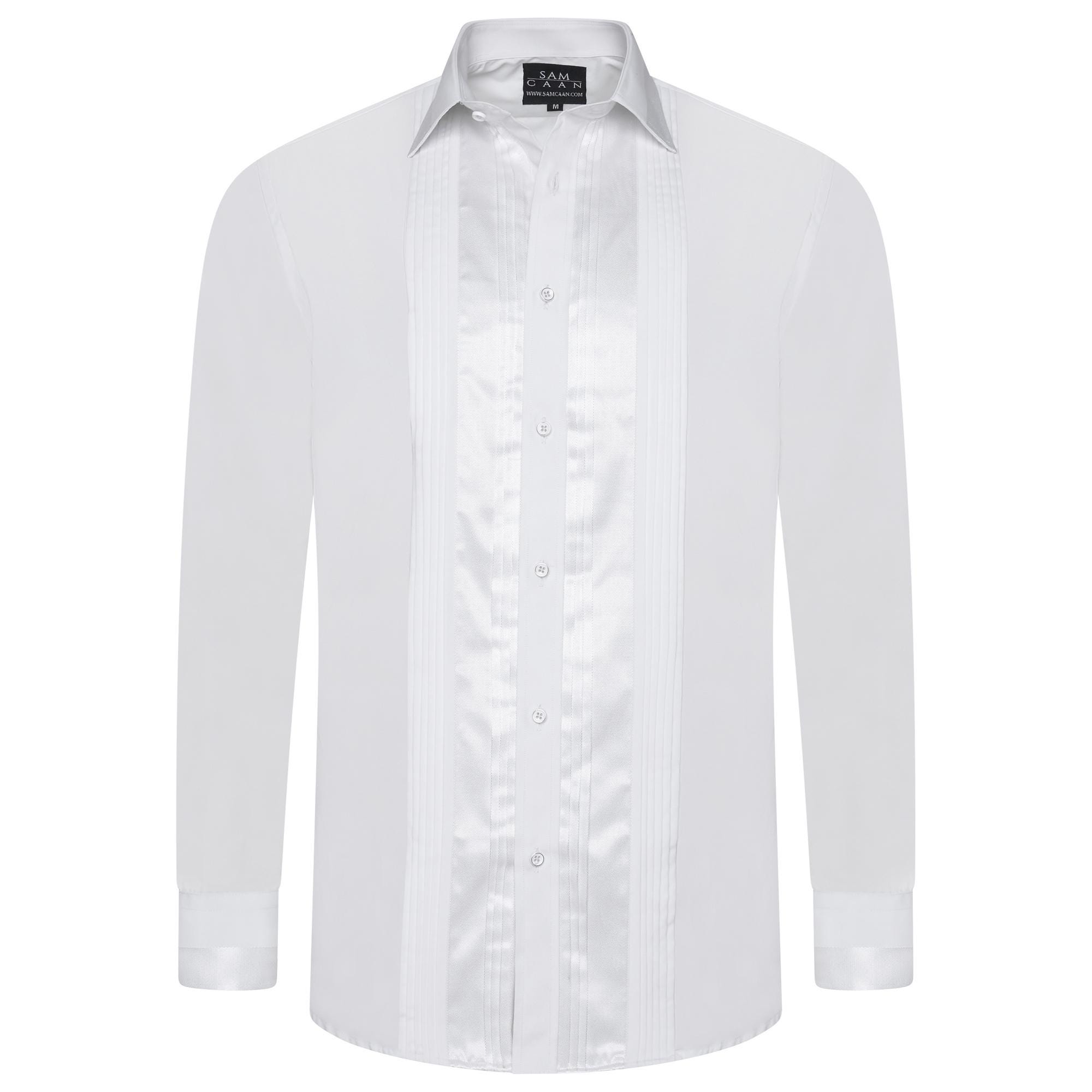 Men White Formal Shirt Men Designer Great Quality Regular Fit Party Wedding Night Ceremony