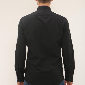 Men's Formal Shirt Black Men Designer Great Quality Slim Fit Sequin Party Wedding Night Ceremony