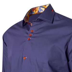 Men's Formal Shirt Men Italian Shirt Designer Great Quality Regular Fit Purple
