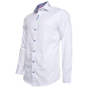 Men's Formal Shirt Men Italian Shirt Designer Great Quality Slim Fit White