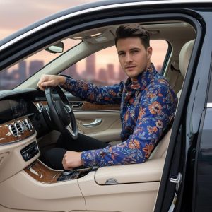 Men's Formal Shirt Men Italian Shirt Designer Great Quality Regular Fit Printed Paisley
