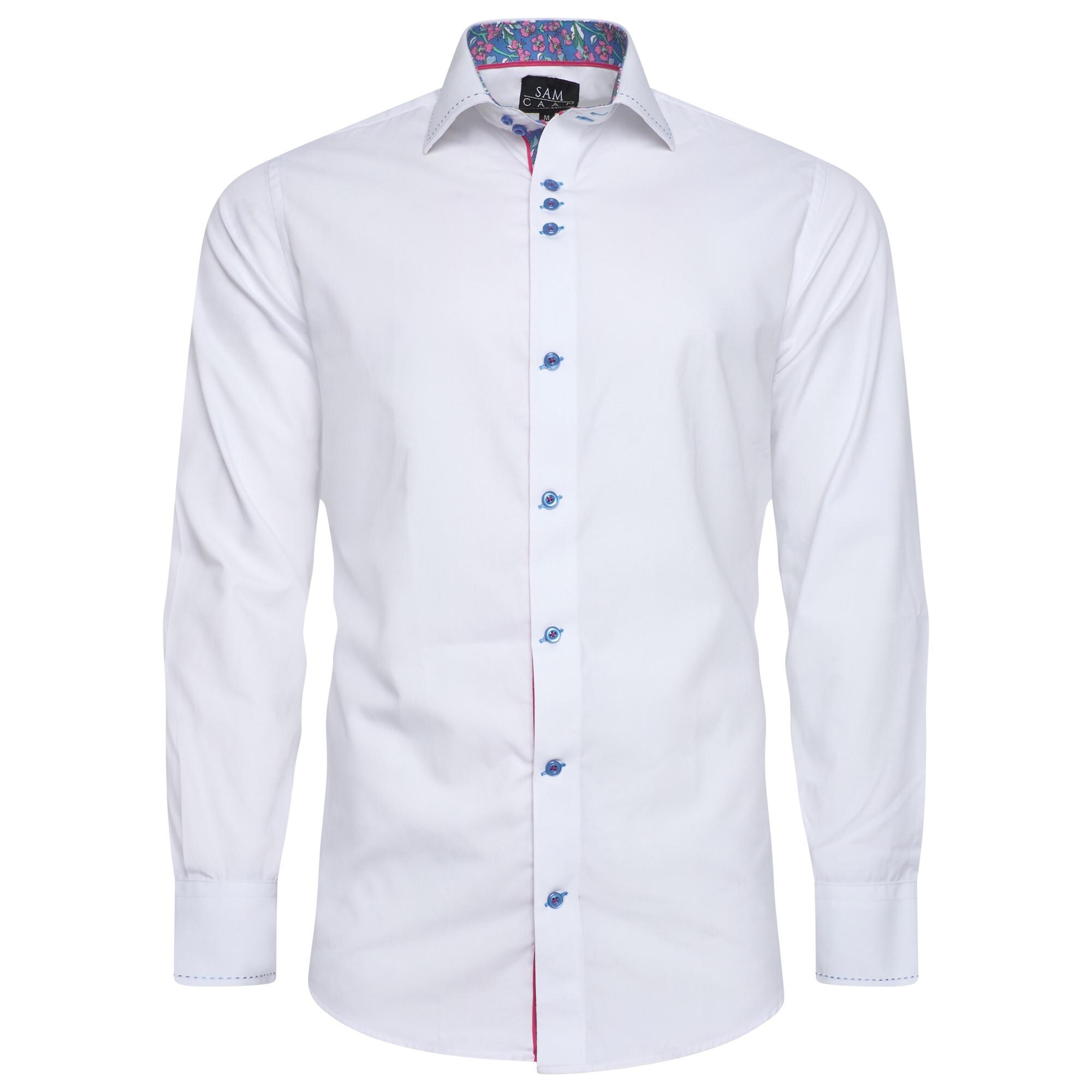 Men's Formal Shirt Men Italian Shirt Designer Great Quality Slim Fit White