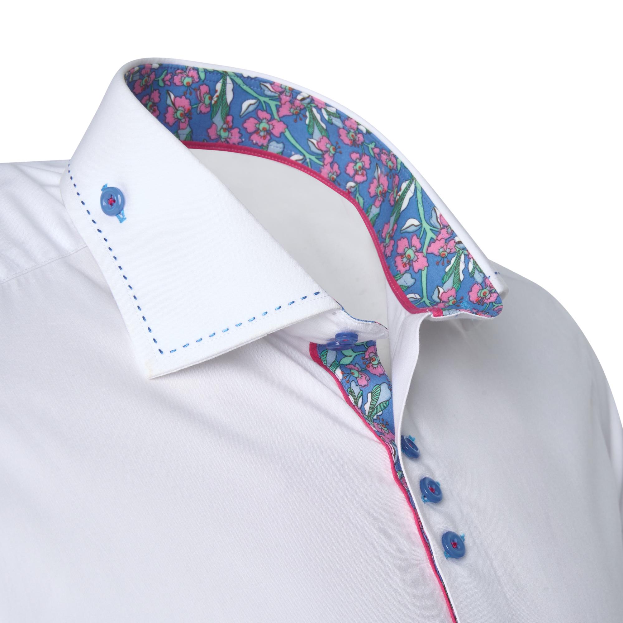 Men's Formal Shirt Men Italian Shirt Designer Great Quality Slim Fit White
