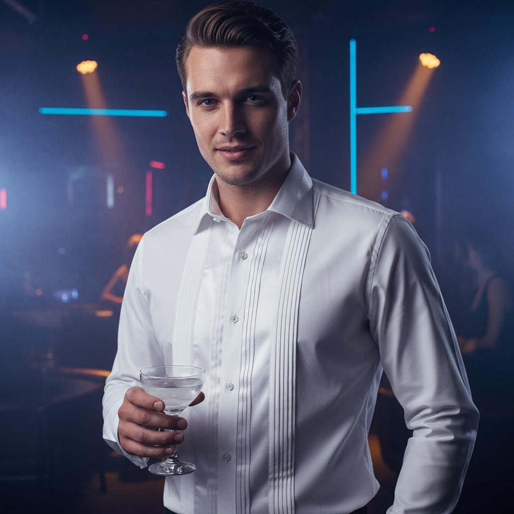 Men White Formal Shirt Men Designer Great Quality Slim Fit Party Wedding Night Ceremony